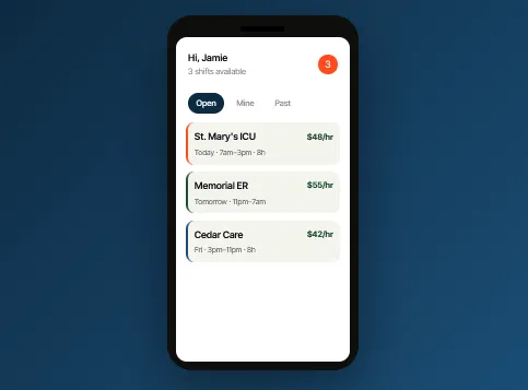 Pflege-Staffing-App